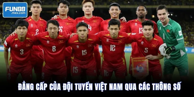 Đội tuyển Việt Nam thị uy sức mạnh khẳng định vị thế số 1 2 Đẳng cấp của đội tuyển Việt Nam qua các thông số